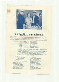 Valmiina otteluun   - elokuva esite 1930-luku