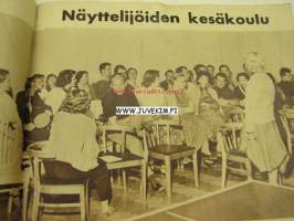 Elokuva-Aitta 1956 nr 14 (Kannessa Kosti Klemelä) Takakannessa genevieve Page.