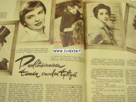Elokuva-Aitta 1956 nr 14 (Kannessa Kosti Klemelä) Takakannessa genevieve Page.