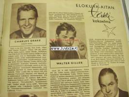 Elokuva-Aitta 1956 nr 14 (Kannessa Kosti Klemelä) Takakannessa genevieve Page.
