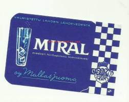 Miral  -  juomaetiketti