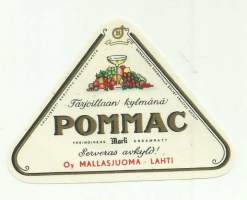 Pommac -  juomaetiketti