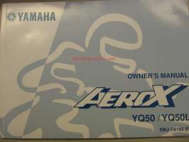 Yamaha AaeroX YQ50 YQ50L ownwr´s manual käyttöohjekirja