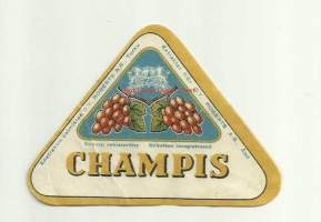 Champis -  juomaetiketti