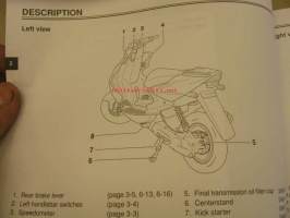 Yamaha AaeroX YQ50 YQ50L ownwr´s manual käyttöohjekirja