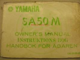 Yamaha SA50M vm. 1982 owner´s manual käyttöohjekirja