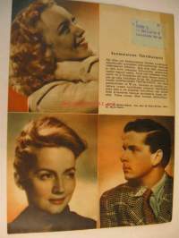 Elokuva-Aitta 1950 nr 1, Kansikuvassa Anouk, Ritva Arvelo, Matti Ranin, Sininen laguuni, Al Jolson, Marion Allén, Tarmo Manni, Tähtikuvasto -kuvia,