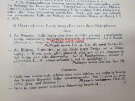 Die Gallwespen (Cynipiden) Mitteleuropas, insbesondere Deutschlands -hyönteiskirja, kuvataulut tallella