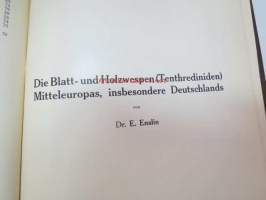 Die Gallwespen (Cynipiden) Mitteleuropas, insbesondere Deutschlands -hyönteiskirja, kuvataulut tallella