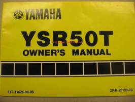 Yamaha YSR50T owner´s manual käyttöohjekirja