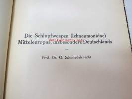 Die Ameisen (Formicidiae) Mitteleuropas, insbesondere Deutschlands -hyönteiskirja, kuvataulut tallella