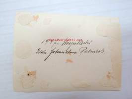 Haapakoski 1927 - Elsa Johanelma Palmros -valokuva