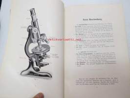 Das Mikroskop und seine anwendung. Ernst Leitz - Wetzlar. -mikroskooppi ja sen käyttö