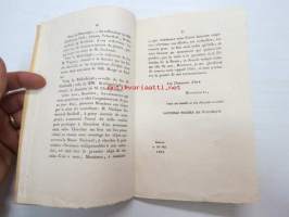 Notice sur Le Phlocerus, genre nouveau d&#039;orthoptéres De La Russie, par Gotthelf Fischer de Waldheim. Avec un planche.. Moscou, 1833 -Moskovassa 1833 painettu