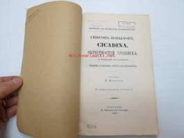 Cpisok kobilok, Cicadina, okrestnostei kupjanska, c tablitsami dla raslizenija - Podov i vidov etih nasekomih  - Coctavil P. Ivanov. S dvumja tablitsami risunkov.