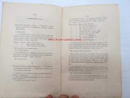 Notice sur les Hémérobides de Belqique, par C. Wesmael, tieteellinen tutkielma, eripainos, 1 kuvataulu, tekijän omakätinen omiste W. Nylanderille