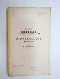 Zweiter Beitrag zur Dipterologie Russlands - Extrait du Bull. de la Soc. Imér.  des Natural. de Moscou - Tome XIX -saksan- ja latinankielinen hyönteistieteellinen