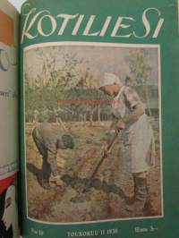 Kotiliesi 1930 -sidottu vuosikerta, katso sisältöä kuvista tarkemmin