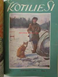 Kotiliesi 1930 -sidottu vuosikerta, katso sisältöä kuvista tarkemmin