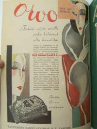 Kotiliesi 1930 -sidottu vuosikerta, katso sisältöä kuvista tarkemmin