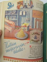 Kotiliesi 1930 -sidottu vuosikerta, katso sisältöä kuvista tarkemmin