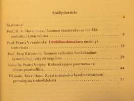 Suku ja Tieto 34-sukututkimuspäivien esitelmiä 1979-1980