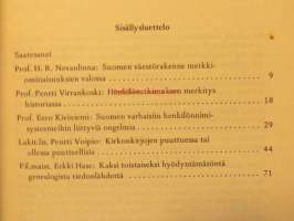 Suku ja Tieto 34-sukututkimuspäivien esitelmiä 1979-1980