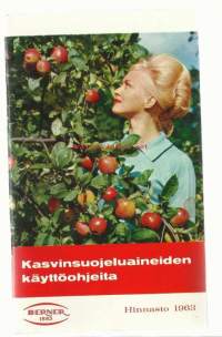 Kasvinsuojeluaineiden käyttöohjeita  Hinnasto 1963