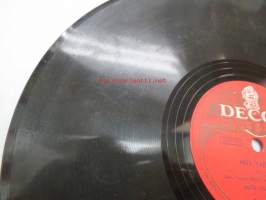 Decca SD 5221 Matti Louhivuori - Valkoinen kukka / Mua varten ei -savikiekkoäänilevy, 78 rpm record