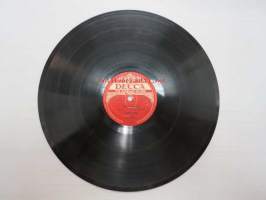 Decca SD 4006 Henry Theel - Rantamökissä / Joka päivä ja yö -savikiekkoäänilevy, 78 rpm record