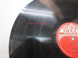 Decca SD 4006 Henry Theel - Rantamökissä / Joka päivä ja yö -savikiekkoäänilevy, 78 rpm record