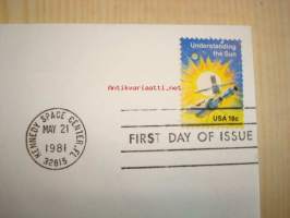 Space Achievement, Kennedy Space Center, Florida, 1981, USA, ensipäiväkuori, FDC. Katso myös muut kohteeni, mm. noin 1 200 erilaista amerikkalaista