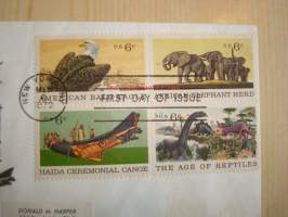 American Museum of Natural History, 1970, USA, ensipäiväkuori, FDC. Katso myös muut kohteeni, mm. noin 1 200 erilaista amerikkalaista ensipäiväkuorta