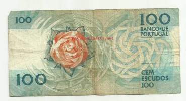 Portugal  100 Escudos 1987  seteli