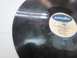 Scandia KS-229 Annikki Tähti - Laulu kahdesta pennistä / Jos sä saisit sydämein -savikiekkoäänilevy, 78 rpm record
