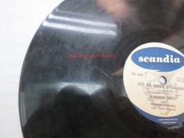 Scandia KS-229 Annikki Tähti - Laulu kahdesta pennistä / Jos sä saisit sydämein -savikiekkoäänilevy, 78 rpm record