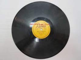 Rytmi R 6252 Matti ja Repe sekä Rytmi-yhtye - Uutta ja vanhaa 9 / Tamara ja Matti - Uutta ja vanhaa 10 -savikiekkoäänilevy, 78 rpm record