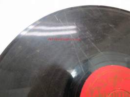 Finlandia P147 Georg Malmstén ja NEA-orkesteri - Musta Hermanni / Puomien partahilla -savikiekkoäänilevy, 78 rpm record