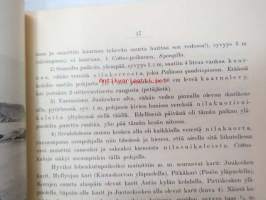 Tutkimuksia kuorimattomien ja kuorittujen puitten lauttauksen vaikutuksesta kalastukseen. - Kalastustentarkastajan julkaisuja nr 7.