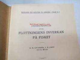 Undersökningar öfver flottningens inverkan på fisket. - Meddelanden från inspektören för fiskerierna i Finland nr 7.