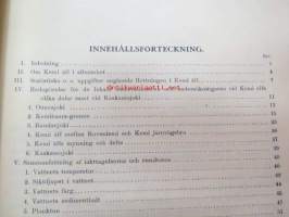 Undersökningar öfver flottningens inverkan på fisket. - Meddelanden från inspektören för fiskerierna i Finland nr 7.