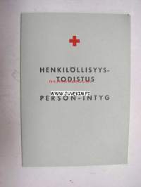 Suomen Punainen Risti -henkilötodistus