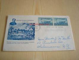 Swedish Pioneers, 1948, USA, ensipäiväkuori, FDC. Katso myös muut kohteeni, mm. noin 1 200 erilaista amerikkalaista ensipäiväkuorta 1920-luvulta 2000-luvulle.