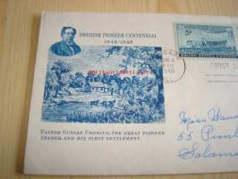 Swedish Pioneers, 1948, USA, ensipäiväkuori, FDC. Katso myös muut kohteeni, mm. noin 1 200 erilaista amerikkalaista ensipäiväkuorta 1920-luvulta 2000-luvulle.