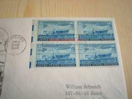 Swedish Pioneers, 1948, USA, ensipäiväkuori, FDC. Katso myös muut kohteeni, mm. noin 1 200 erilaista amerikkalaista ensipäiväkuorta 1920-luvulta 2000-luvulle.