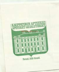 Kauppatorin Apteekki Turku resepti  signatuuri  1973