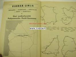 Suomen leirintäalueet, retkeilymajat, moottorimajat 1966
