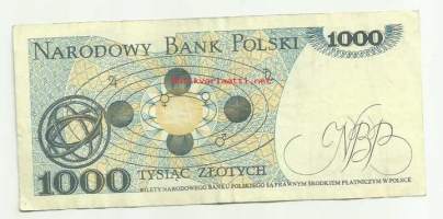Puola 1000 Zlotych  1882  - seteli