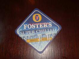 Foster&#039;s super chilled - lasinalunen