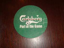Carlsberg part of the game - lasinalunen